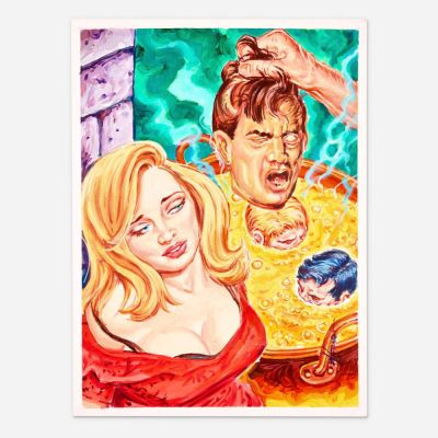 Lot 369 - Velazquez Fraga, Mexican Pulp Horror Cover Painting Original Art | Landry Pop Auctions