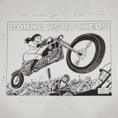 Wesley Griffith, Wesley Griffith, Wesley Griffith, Rocko Jerome | Donna Vs Rockers Page 2-3 | ComicArtFans Classifieds