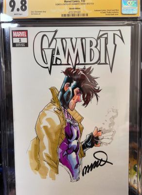 Humberto Ramos | X-Men Gambit By Humberto Ramos | ComicArtFans Classifieds