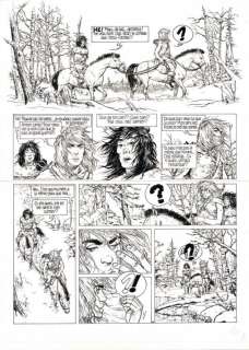 Delaby. Planche originale Bran | BDEnchères