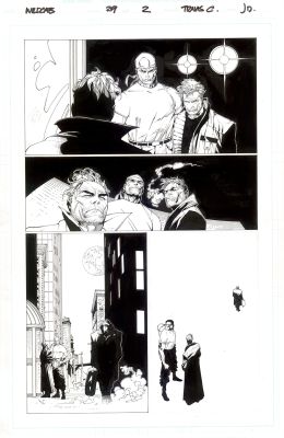 Travis Charest, Jd | Travis Charest Wild Cats 29 Deathblow, Grifter And Emp !! | ComicArtFans Classifieds