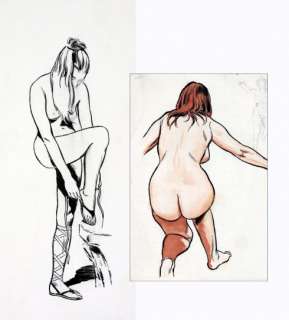 Cuvelier | Epoxy, ensemble de deux dessins préparatoires de … | Banque Dessinée