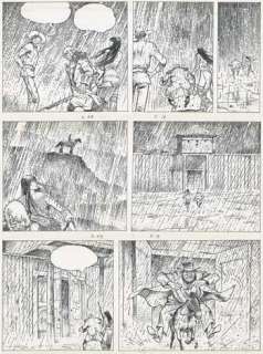 MANARA Planche 19 de l’album Quatre doigts, l’homme de papier édité en | Rossini