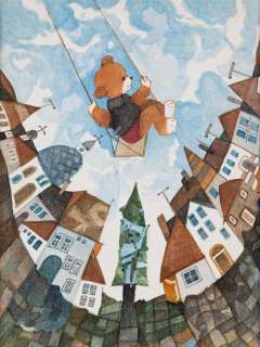 Zbigniew Rychlicki (1922 - 1989) | Zbigniew Rychlicki | "Nowi przyjaciele Misia Usztaka", ilustracja książkowa, s.46, 1963 | Desa Unicum