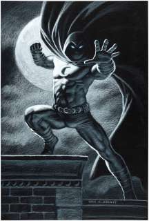 MOON KNIGHT ORIGINAL ART BY GREG HILDEBRANDT. | Hake’s