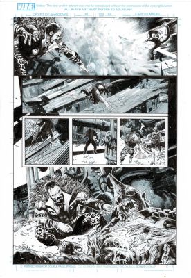 Carlos Magno | Crypt of Shadows Story Page 4 2024 , Werewolf By Night, Kraven, Blade | ComicArtFans Classifieds