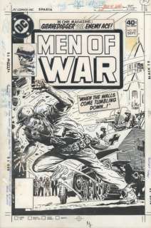 1979 Men of War #20 Cover Art - Joe Kubert | Weiss Auctions