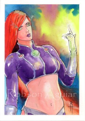 Robson Aguiar | Starfire Watercolor Art by Robson Aguiar | Raremarq (Buy It Now)