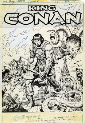 Lot 254 - Buscema John - "King Conan n. 1", 1980 | Urania Casa d’Aste