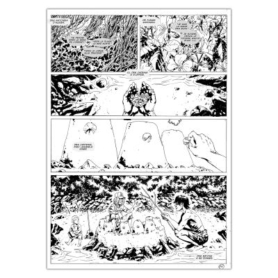 Jérémie Gasparutto | Le chemin derrière la maison - Planche originale 54 | Achetez de l’Art