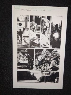 Epting CAPTAIN AMERICA 3 pg22 2nd APPEARANCE ISSUE WINTER SOLDIER & 3d page ever | eBay US