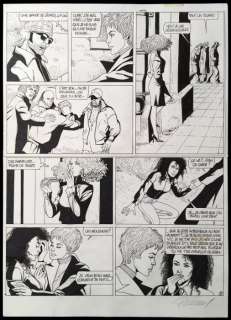 Renaud - Planche originale (p.9) - Jessica Blandy T.24 | Catawiki