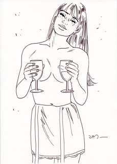 Jim (Terrasson, Thierry)  - Originele tekening - Marie - Een nacht in Rome - (2018) | Catawiki