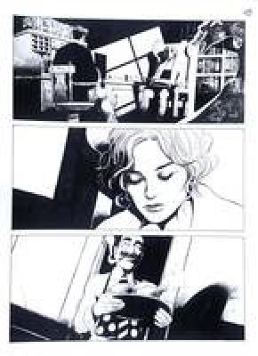 Corrado Roi | Original page for Dylan Dog. Cm. 25x35. Ink. Mint. Code 2276. | Segni e Disegni