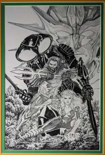 Francis Manapul | Aquaman/Justice League: Drowned Earth #1 Cover 2018 | Wolvie Fans Comic Art