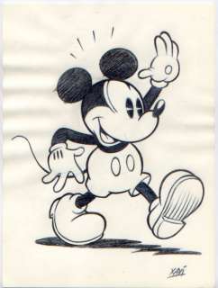 XAVI  (Xavier Vives Mateu) - Original drawing (pencil draft) - Mickey friendly - (2017) | Catawiki