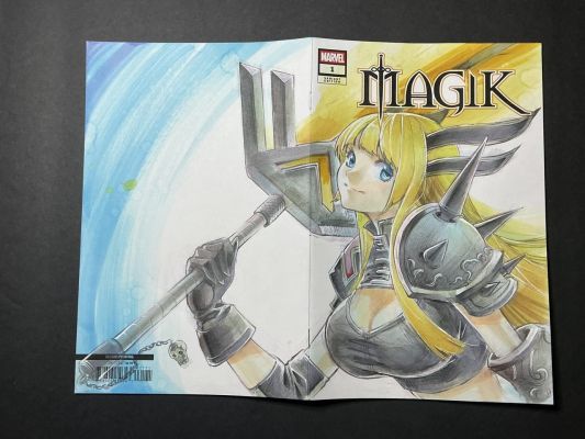 3 book lot Magik x2 black cat Sketch Covers by Ro Yoshimiya | Raremarq (Buy It Now)