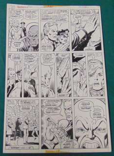 George Perez and Joe Sinnott. Fantastic Four Page. | Weiss Auctions