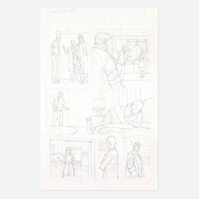 Lot 218 - Patric Reynolds, Hellboy and the B.P.R.D.: 1954 - The Unreasoning Beast #1 Story Page 2 Original Art (Dark Horse… | Landry Pop Auctions