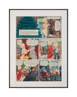 Playboy | Elder and Kurtzman December 1962 Four Panel Little Annie Fanny Comic Strip | Julien’s