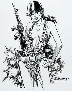 Romero, Enrique Badia - Originele cover - Modesty Blaise  - (2017) | Catawiki