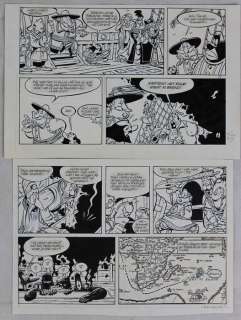 Hanco Kolk - Originele hele pagina - Gilles de Geus - Le Batavia - page 19b + 20a - (1988) | Catawiki