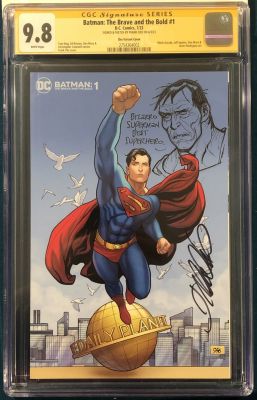 Frank Cho sketch Batman: The Brave and the Bold #1 CGC 9.8 Signed Superman Cover | Raremarq (Buy It Now)