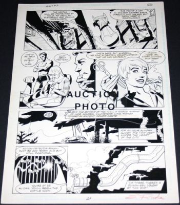 STEVE RUDE Original Art NEXUS Published Dark Horse Comics Page SIGNED*RARE