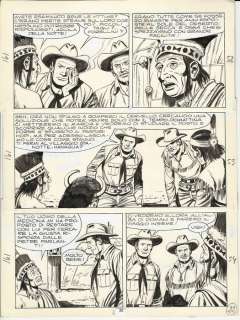 Tex #161 - G. Letteri - original page "Il Fiore della Morte"  - EO - (1974) | Catawiki