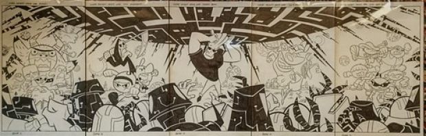 Super Secret Crisis War One-Shot Variant Set 5 connecting covers original Art! | eBay US (Buy It Now)
