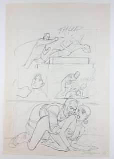 Roberto Baldazzini - bozzetto originale "Chiara 55m" - Page volante | Catawiki