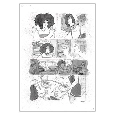 Anne Masse | Asphalte Sauvage - Planche originale 69 | Achetez de l’Art