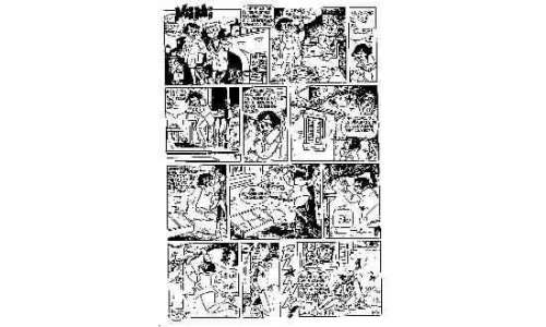 MARIN. 8 planches Encre de Chine noire rehaussée de crayon bleu pour | Tessier Sarrou