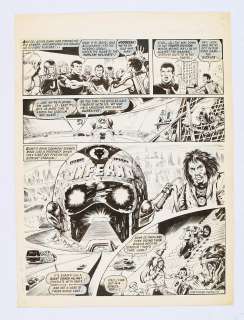 2000 AD / Inferno original artwork by Massimo Benardinelli from Prog 45 page 31 Dec 10 1977. | Comic Book Auctions ltd