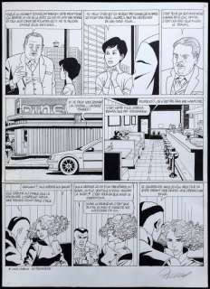 Renaud - Planche originale (p.36) - Jessica Blandy T.24 - Les Gardiens | Catawiki