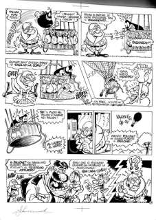 Cattivik #54 - Giorgio Sommacal - original page - Page volante - EO - (1993) | Catawiki