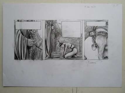 Bosschaert, Jan - Originele tekening in potlood - Jaguar | Catawiki