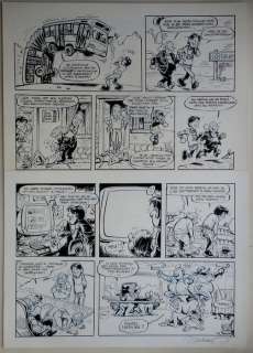 Bosschaert, Jan  Originele pagina (p.2) - De geverniste vernepelingskes - Gag ’Hoofdredacteur Ché’ | Catawiki