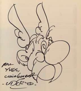 Uderzo, Albert - Dessin original (dédicace) - Astérix - Ils sont fous ces gaulois ! - B - (1994) | Catawiki