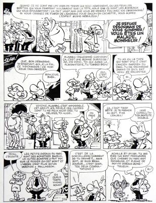 Greg | Achille Talon - le monstre de l étang Tacule - planche 17 (Franquin) | 2DGalleries
