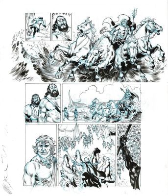 Pierre Taranzano | Le char de Poseidon | 2DGalleries