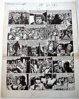 Cazanave, Raymond - Planche originale - Le capitaine fantôme - Vampire (1976) | Catawiki