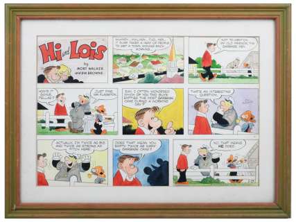 HI & LOIS ORIGINAL COMIC STRIP ARTWORK | misc / divers