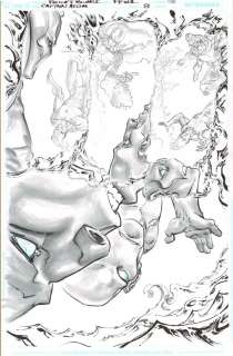 Freddie E. Williams II | Captain Atom (Issue 8 pg. 8) 11 x 17 | Freddie E. Williams II