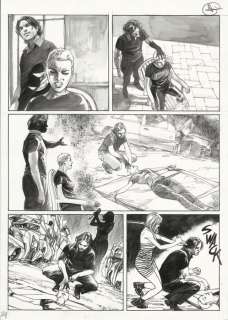 Dampyr Magazine #1 - Nicola Genzianella - tavola originale "Rave Party" - (2016) | Catawiki