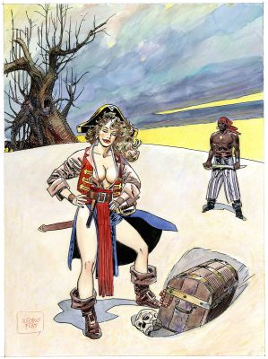 Alfonso Font | Pin-up Ilustraciones (AF571-25×35) | Alfonso Font