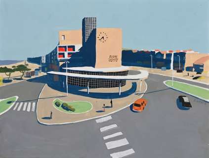 De Pins, Arthur... | DE PINS, Arthur (né en 1977) La Poste de Royan. Acrylique... | Coutau Bégarie