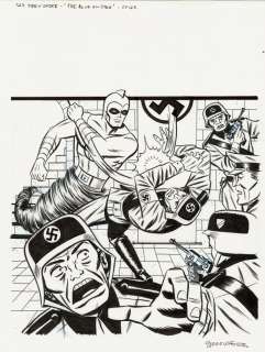 Eric Wight - Six Feet Under Blue Twister Prop Illustration Page Cover