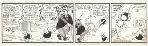 45: Capp Li’l Abner daily 11/3/49 original comic art | Russ Cochran