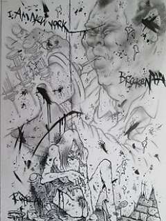 Schreurs, Eric - Originele illustratie uit de bundel Recreatie van Theo van Gogh en Eric Schreurs - Vim (1985) | Catawiki